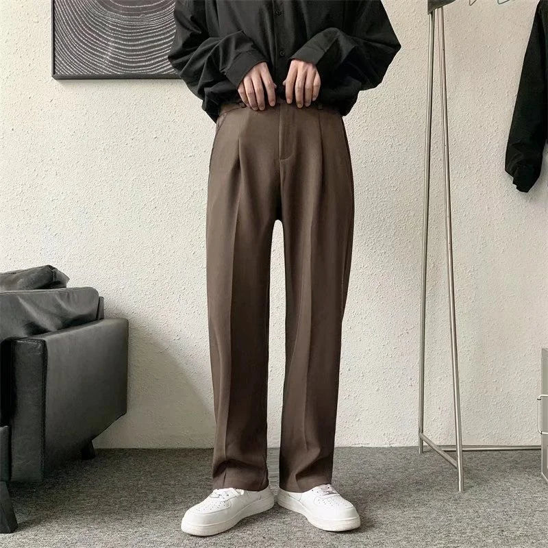 Studio Pleat Straight Trousers
