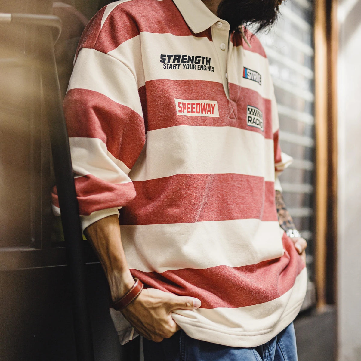 Vintage Stripe Rugby Shirt
