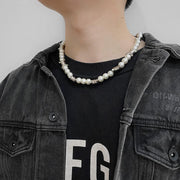 Barbed Wire Pearl Necklace thestreetsofseoul-korean-street-style-minimal-kstyle-streetwear-mens-fashion-clothing