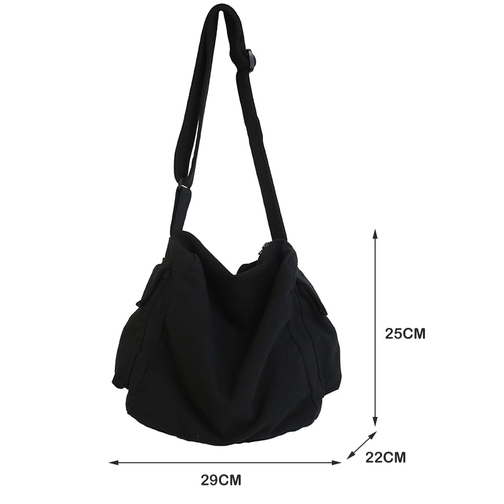 TULMAN Canvas Sling Cross Body Travel Bag, College Messenger One Side Shoulder  Bag, Multi Pocket Sling Bag for Men & Women - 30 x 13 x 26 CM - Brown :  Amazon.in: Fashion