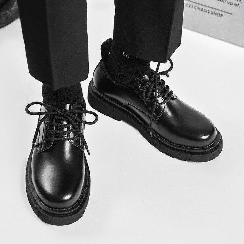 Chilpae Chunky Sole Lace Up Shoes thestreetsofseoul-korean-street-style-minimal-kstyle-streetwear-mens-fashion-clothing