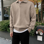 Collared Knitted Jumper thestreetsofseoul-korean-street-style-minimal-kstyle-streetwear-mens-fashion-clothing
