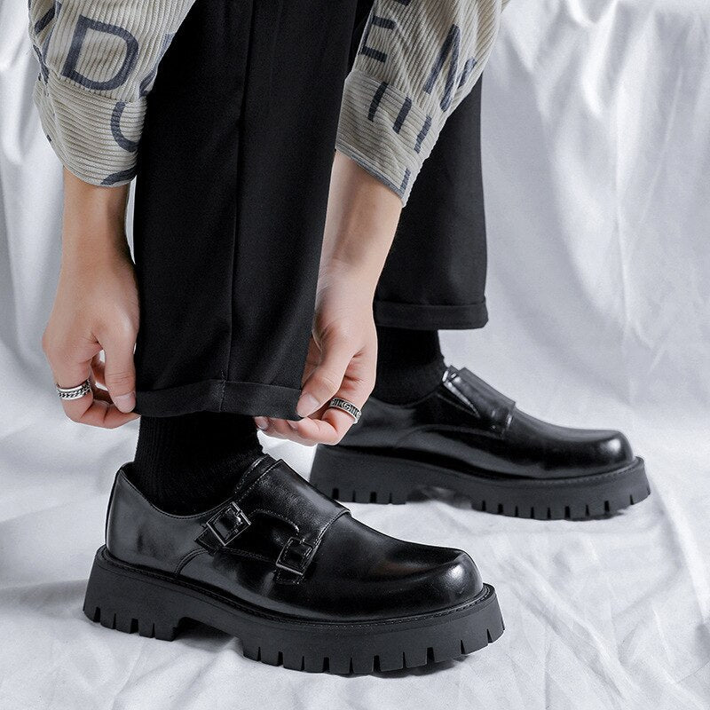 Danwol Double Buckle Chunky Shoes thestreetsofseoul-korean-street-style-minimal-kstyle-streetwear-mens-fashion-clothing