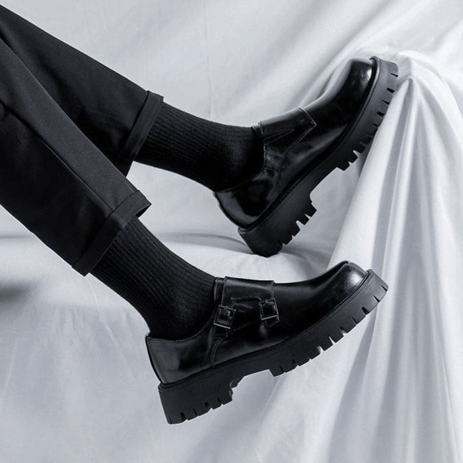 Danwol Double Buckle Chunky Shoes thestreetsofseoul-korean-street-style-minimal-kstyle-streetwear-mens-fashion-clothing