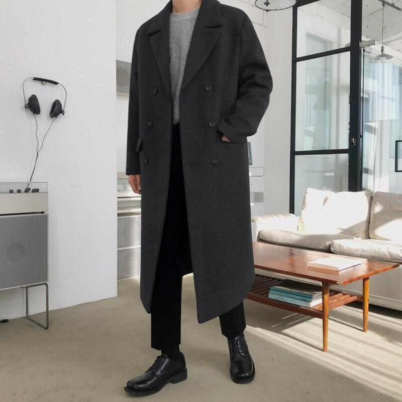 Double Breasted Longline Overcoat