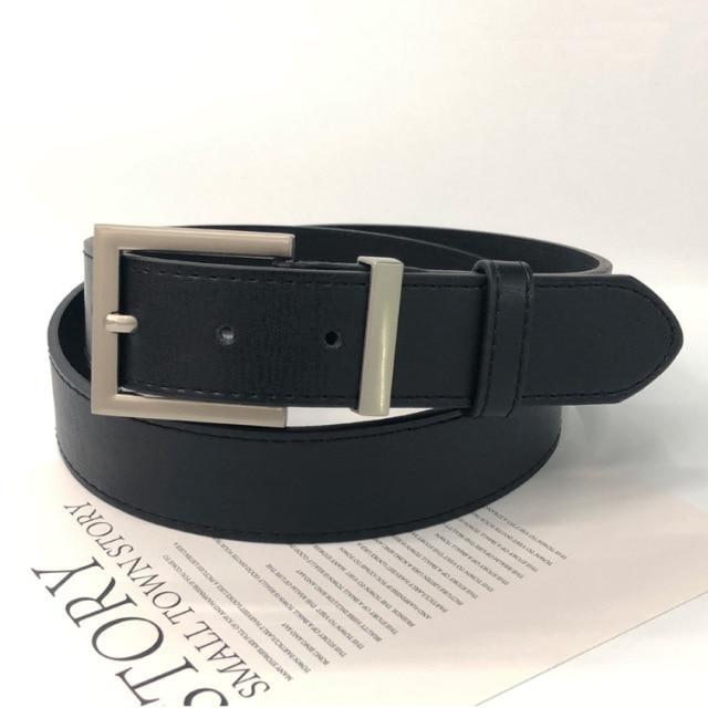 Faux Leather Classic Belt