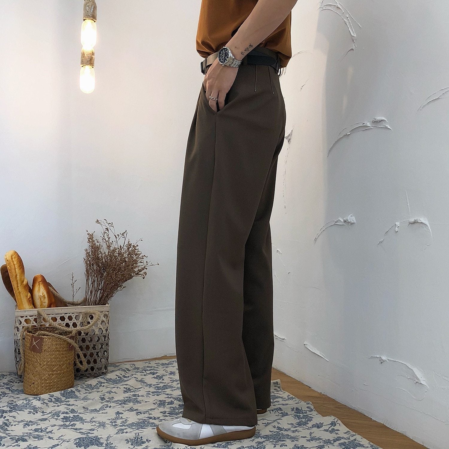 Fashion (green 22)Women's Pants Korean Fashion Baggy Jeans Woman @ Best  Price Online | Jumia Egypt