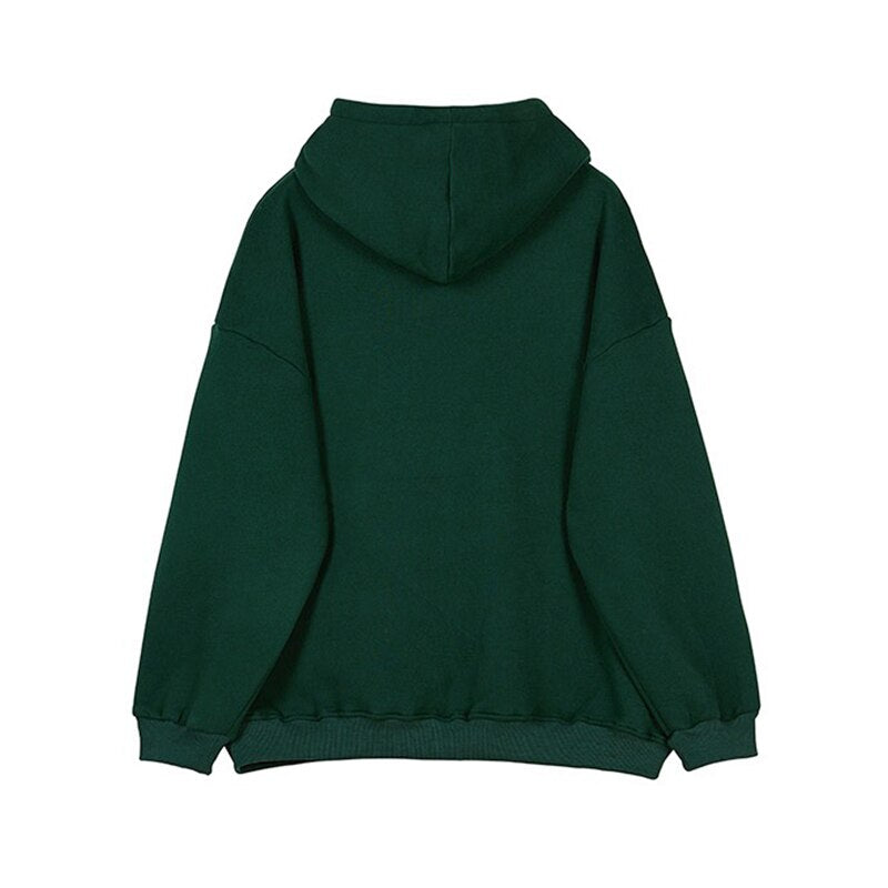 A discount green hoodie