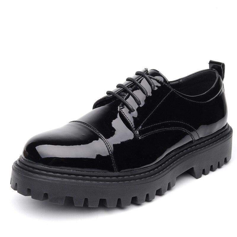 Gwanak Patent Leather Chunky Shoes thestreetsofseoul-korean-street-style-minimal-kstyle-streetwear-mens-fashion-clothing