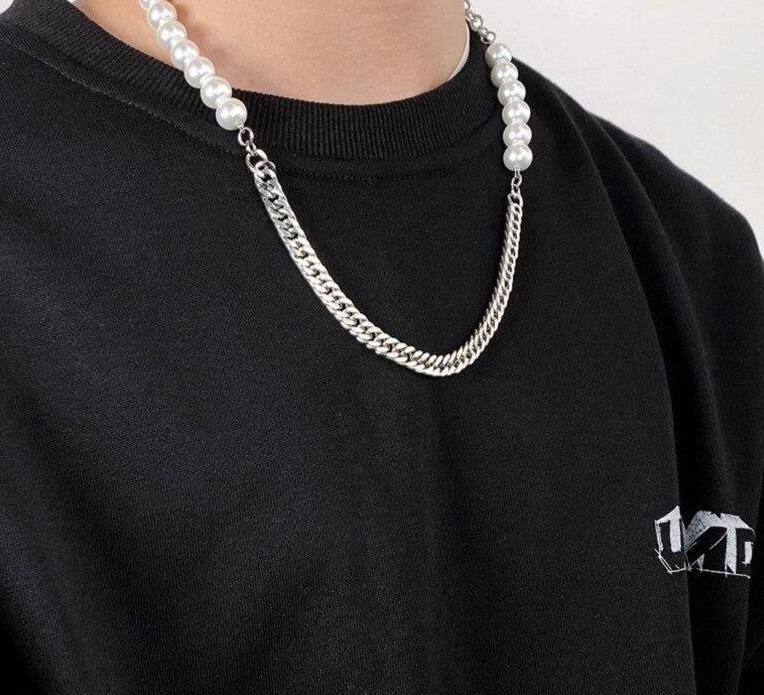۞◑Pendant men s titanium steel hip-hop female hiphop accessories Korean  version of personality boys simple necklace tre | Shopee Malaysia