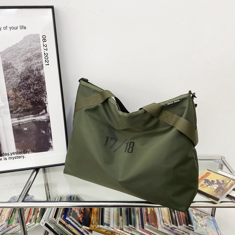 Large Anti-tear Nylon Tote Bag | Streets of Seoul | Men's Korean Style  Fashion