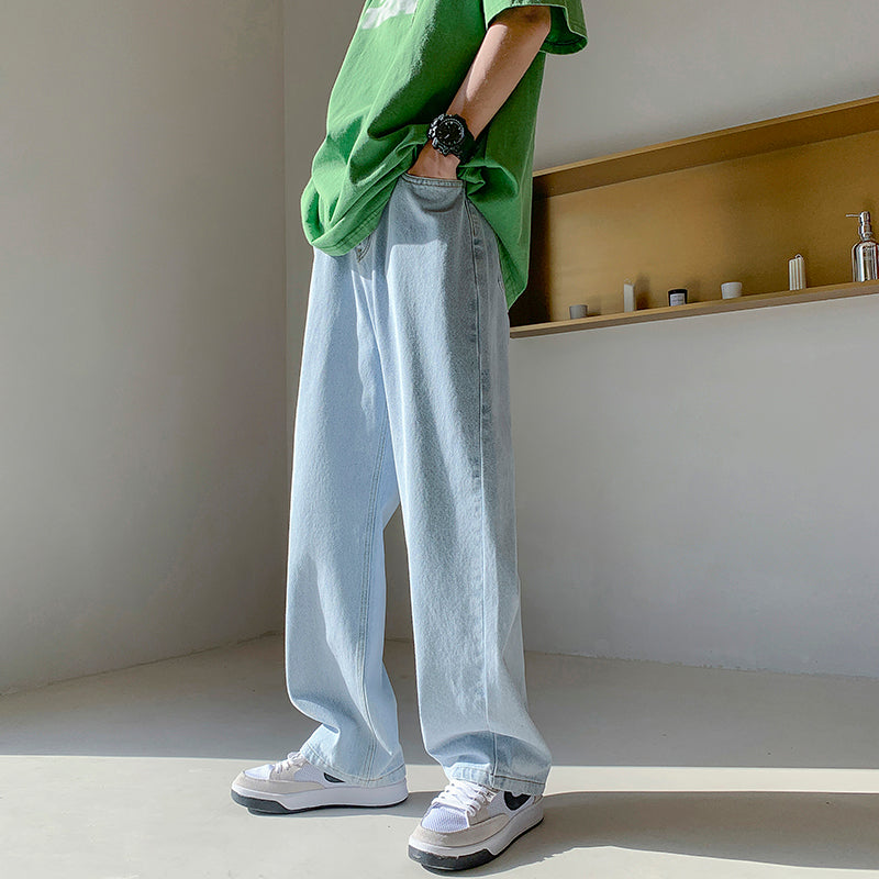 Korean Style] Vanilla Casual Straight Denim Pants – Ordicle