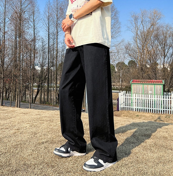Y2K Drawstring Sweatpants Loose Fit Pants Men's Casual Joggers For Men –  Zachary L Craig