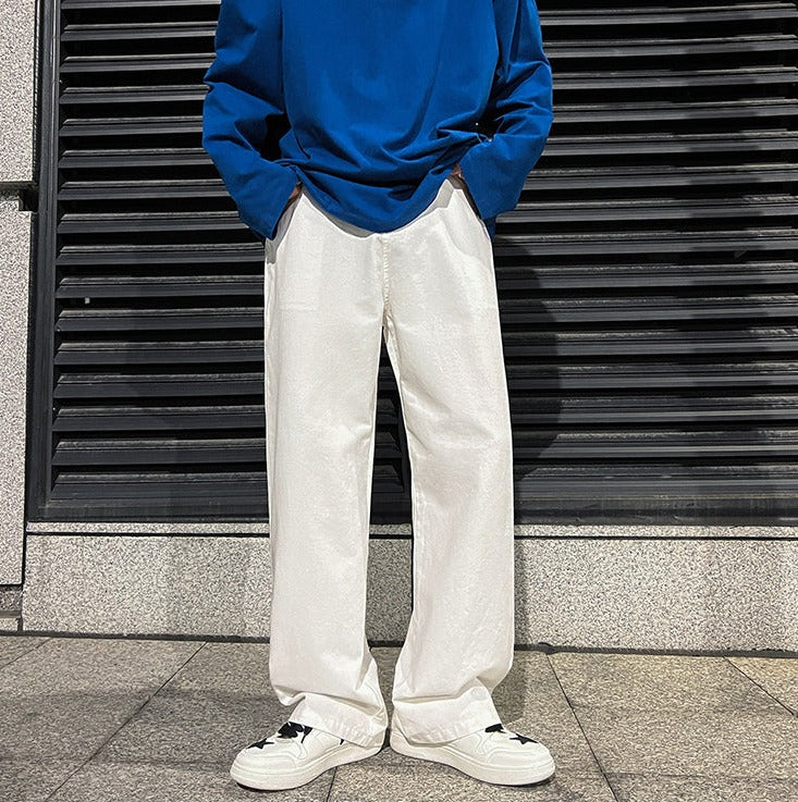 Loose Fit Colour Jeans | Streets of Seoul | Men's Korean Style Fashion