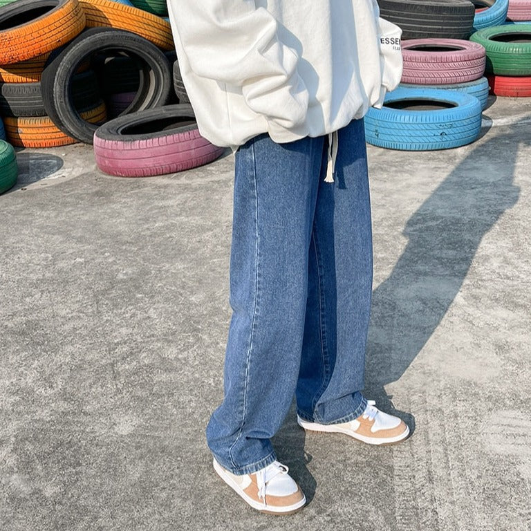 Loose Fit Colour Jeans, Streets of Seoul