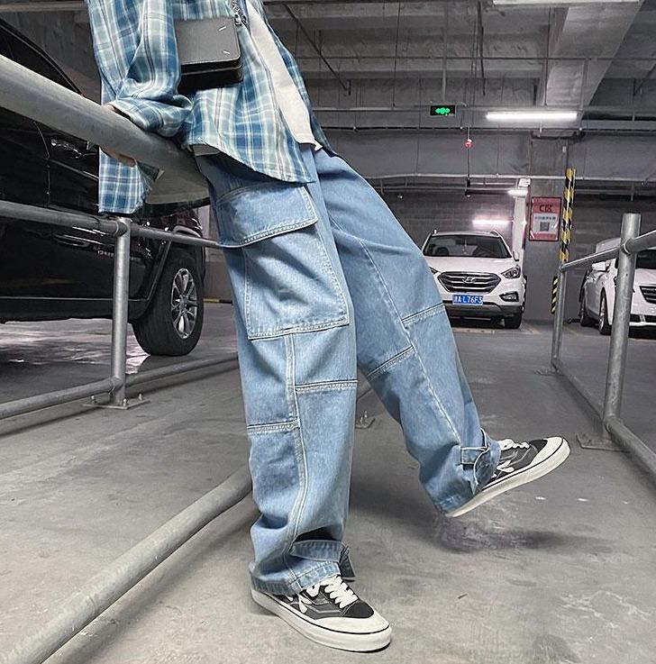 Loose Fit Skater Jeans thestreetsofseoul-korean-street-style-minimal-kstyle-streetwear-mens-fashion-clothing