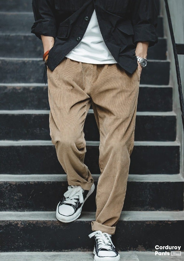 Luxe Corduroy "Dad Pants" thestreetsofseoul-korean-street-style-minimal-kstyle-streetwear-mens-fashion-clothing