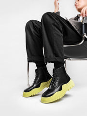 Mallijae Contrast Sole Boots thestreetsofseoul-korean-street-style-minimal-kstyle-streetwear-mens-fashion-clothing