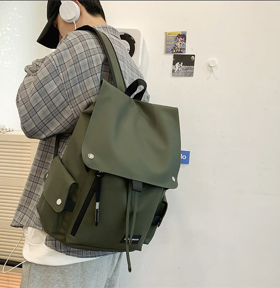Minimal Water Resistant Backpack, Streets of Seoul