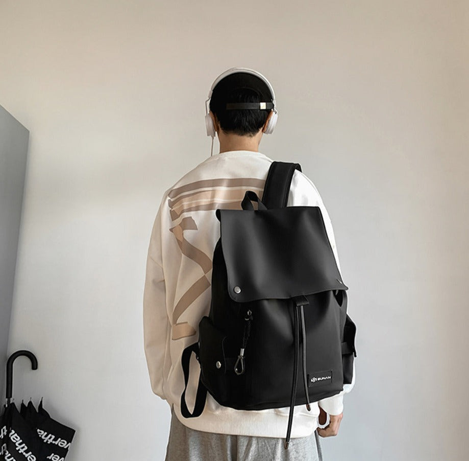 Korean backpack mens on sale