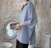 Oversized Drop Shoulder Shirt thestreetsofseoul-korean-street-style-minimal-kstyle-streetwear-mens-fashion-clothing
