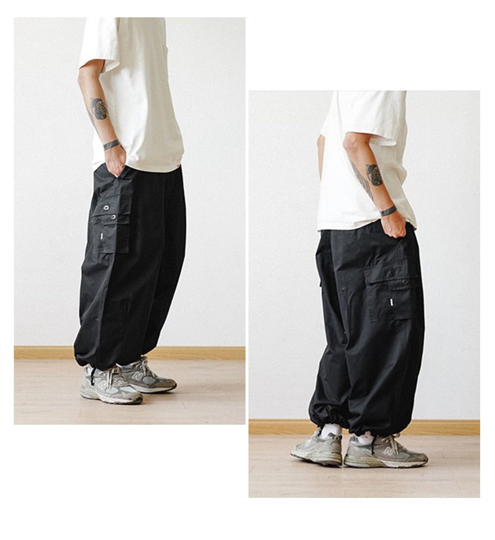 Parachute Style Cargo Pants, Streets of Seoul