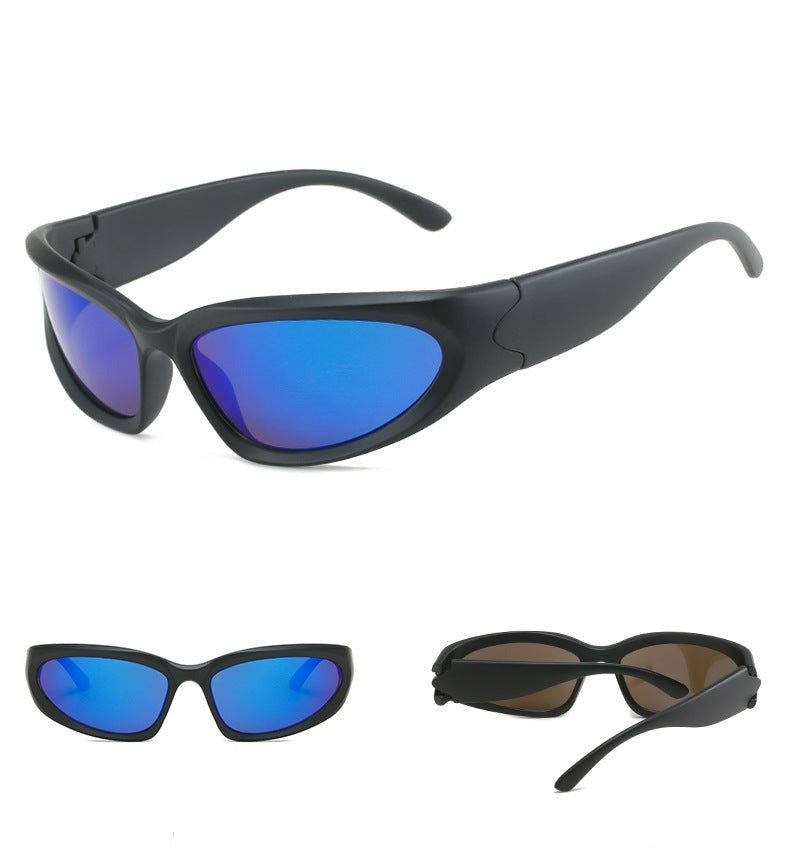 Polarized Wrap Around Y2K Sunglasses | Streets of Seoul | Men's