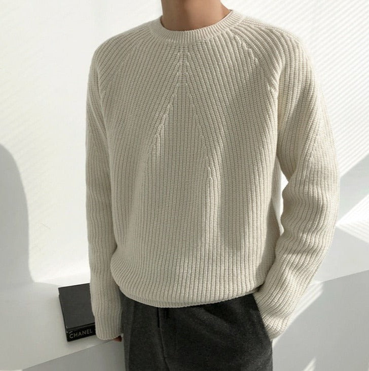 Rib Knit Sweater thestreetsofseoul-korean-street-style-minimal-kstyle-streetwear-mens-fashion-clothing