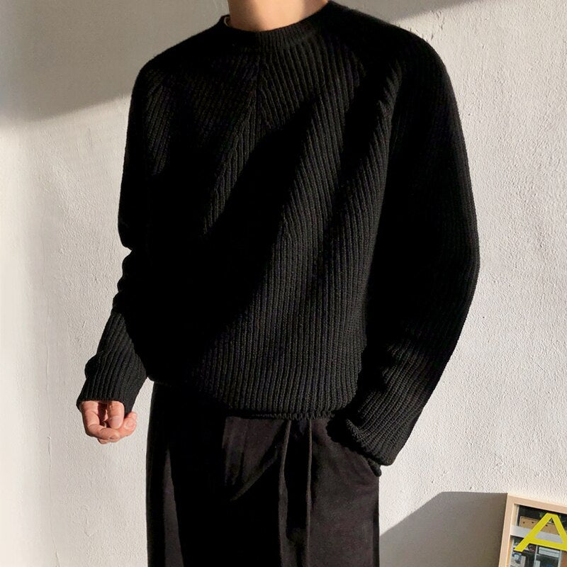 Rib Knit Sweater | Streets of Seoul | Men's Korean Style Fashion ...