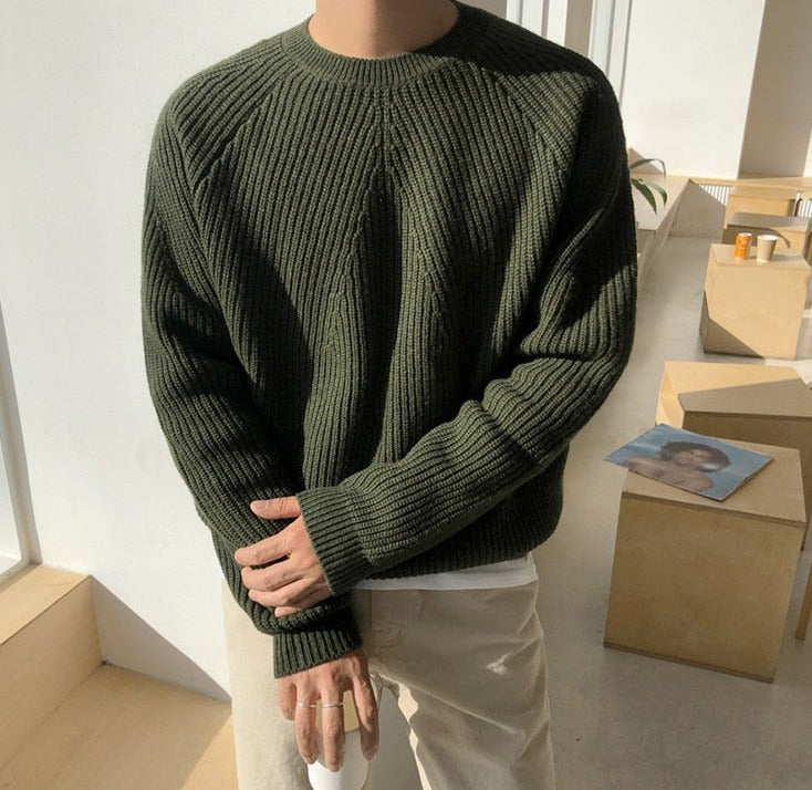 arsenal penge Eve Rib Knit Sweater | Streets of Seoul | Men's Korean Style Fashion