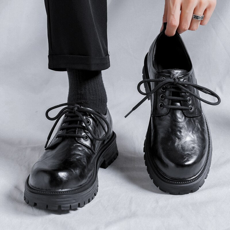 Sosabon klobige Schuhe mit zerknitterter Textur