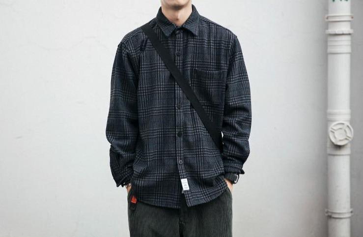 Tweed Check Shirt thestreetsofseoul-korean-street-style-minimal-kstyle-streetwear-mens-fashion-clothing
