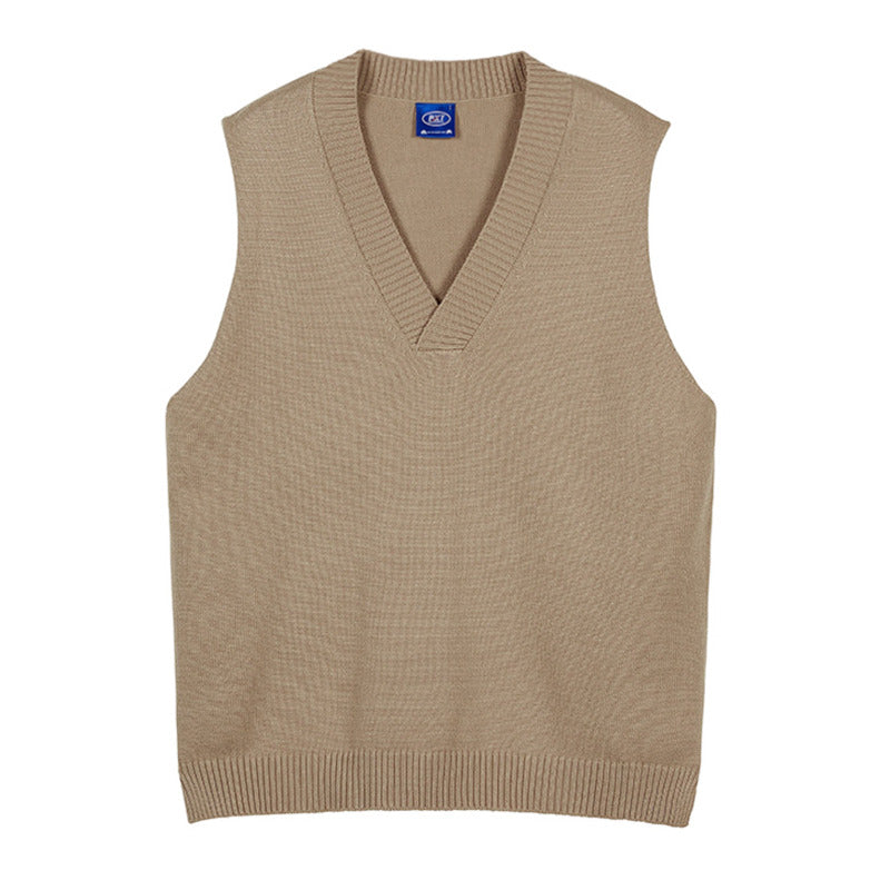 V-Neck Knitted Vest thestreetsofseoul-korean-street-style-minimal-kstyle-streetwear-mens-fashion-clothing